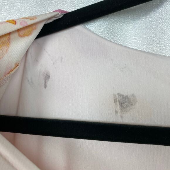 Lane Bryant Pink Floral Lena V Neck Midi Dress Sz.20W NWT - Picture 15 of 16